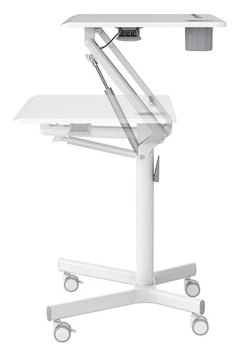 Стол для ноутбука Cactus VM-FDS101B столешница МДФ белый 70x52x107см (CS-FDS101WWT) фото 2