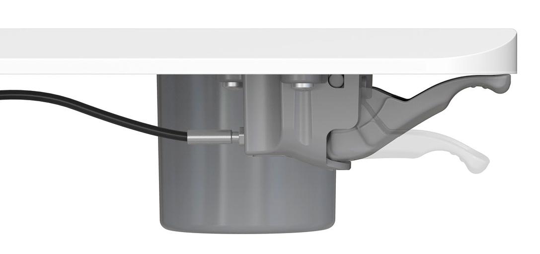 Стол для ноутбука Cactus VM-FDS101B столешница МДФ белый 70x52x107см (CS-FDS101WWT) фото 6