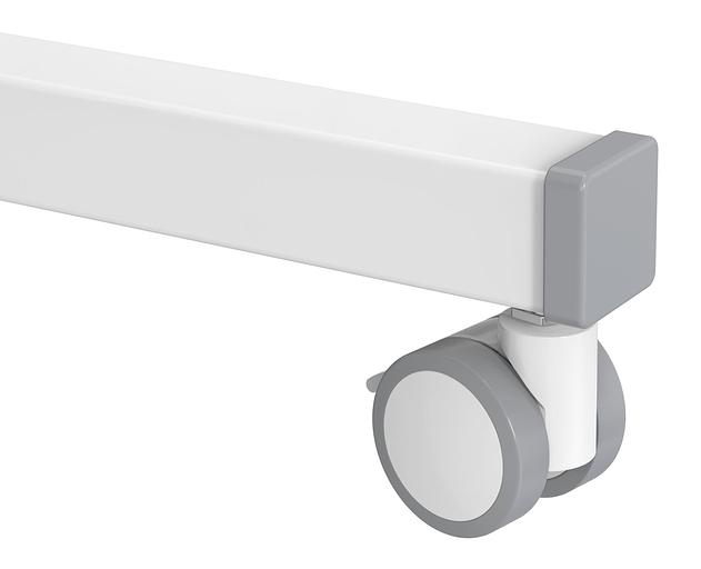 Стол для ноутбука Cactus VM-FDS102 столешница МДФ белый 80x60x122см (CS-FDS102WWT) фото 6