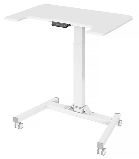 Стол для ноутбука Cactus VM-FDE101 столешница МДФ белый 80x60x123см (CS-FDE101WWT) фото 1