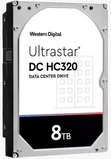 Жесткий диск Western Digital Ultrastar DC HС320 HDD 3.5" SATA 8Тb, 7200rpm, 256MB buffer, 512e (HUS728T8TALE6L4 ), 1 year (0B36452) фото 2