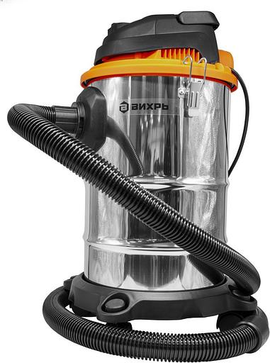 Строительный пылесос Вихрь СП-1500/20А 1500Вт (уборка: сухая/влажная) серебристый фото 5