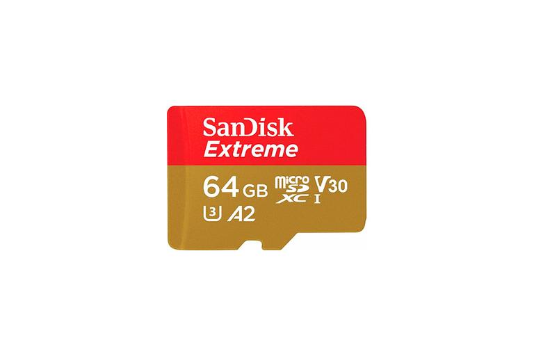 Карта памяти SanDisk Extreme microSD UHS I Card 64GB for 4K Video on Smartphones, Action Cams & Drones 170MB/s Read, 80MB/s Write, Lifetime Warranty фото 1