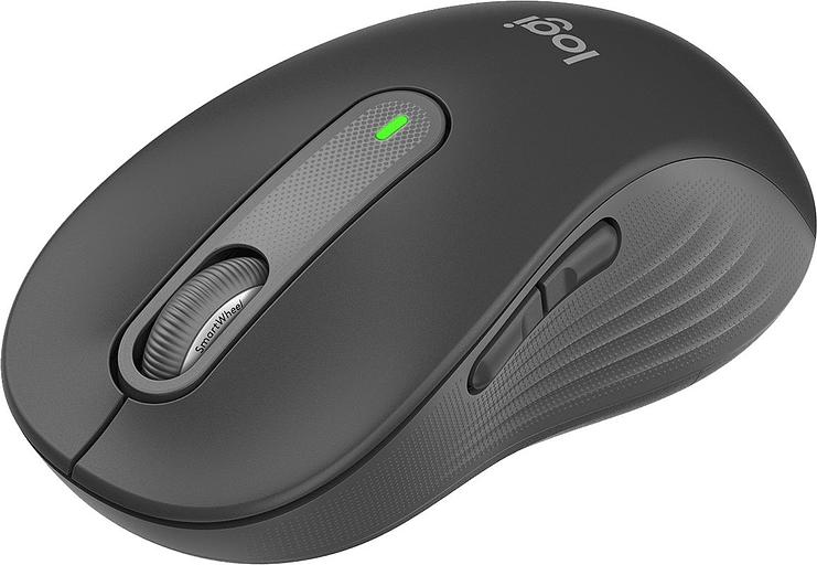 Мышь Logitech M650 L графитовый оптическая (4000dpi) беспроводная BT/Radio USB фото 3