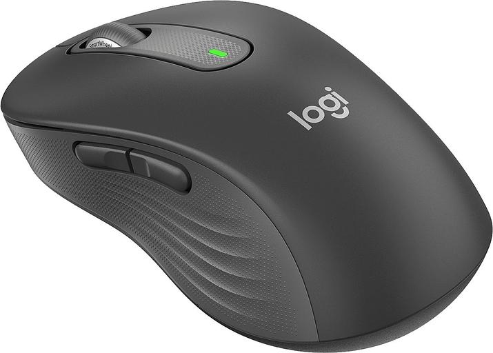 Мышь Logitech M650 L графитовый оптическая (4000dpi) беспроводная BT/Radio USB фото 5
