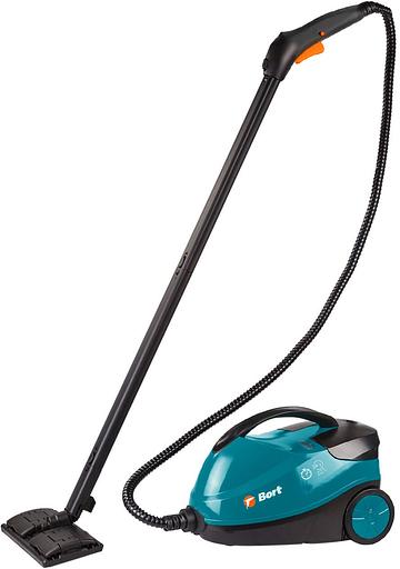 Пароочиститель напольный Bort BDR-2500-RR 2200Вт бирюзовый/черный фото 2
