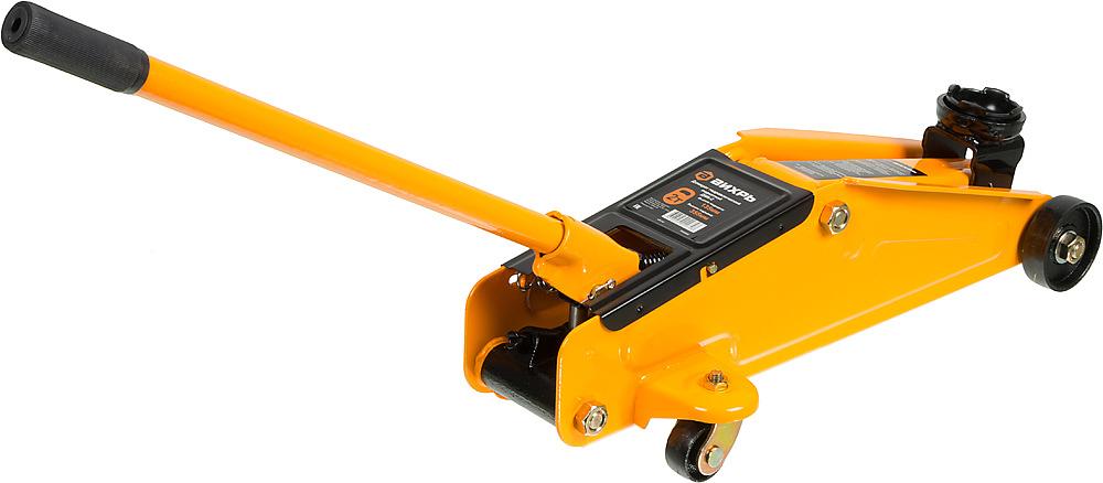 Домкрат Вихрь ДМК-2 подкатной гидравлический оранжевый/черный (73/5/4/2) фото 4