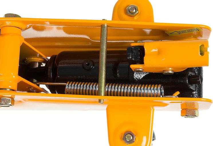 Домкрат Вихрь ДМК-2 подкатной гидравлический оранжевый/черный (73/5/4/2) фото 10