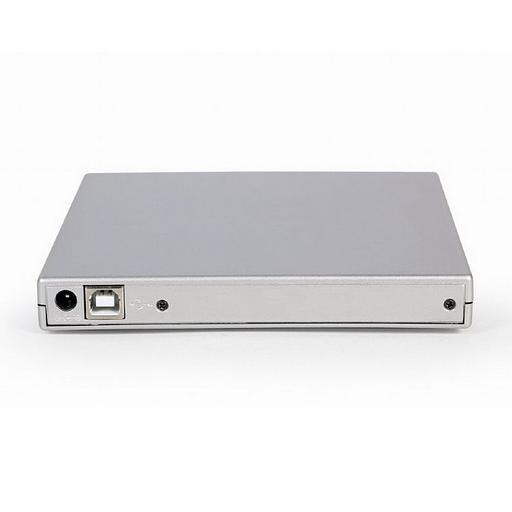 Внешний DVD-привод Gembird DVD-USB-02-SV с интерфейсом USB 2.0 пластик, серебро (115681) фото 3