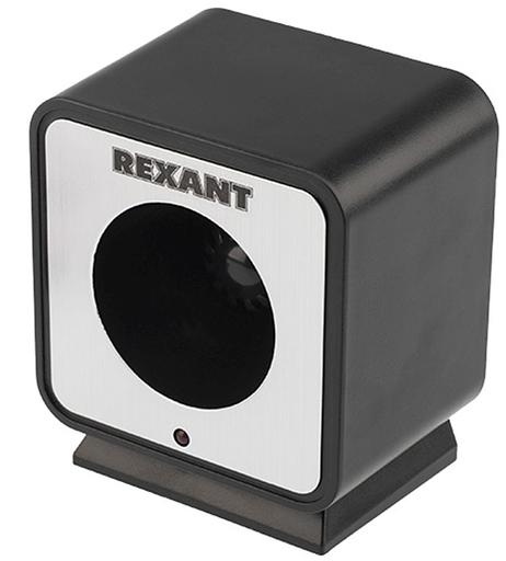 Отпугиватель Rexant 71-0009 ультразвуковой стационарный 7Вт 30-70 кГц р.д.:60м черный/серебристый фото 1