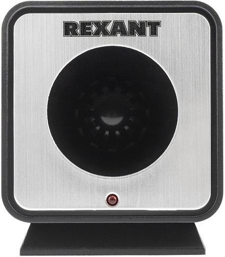 Отпугиватель Rexant 71-0009 ультразвуковой стационарный 7Вт 30-70 кГц р.д.:60м черный/серебристый фото 2