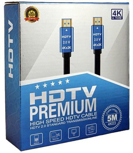 Кабель аудио-видео 11243 HDMI (m)/HDMI (m) 5м. Позолоченные контакты черный фото 2