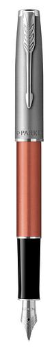 Ручка перьев. Parker Sonnet Essential SB F545 (CW2169228) LaqOrange CT F сталь нержавеющая подар.кор. фото 1