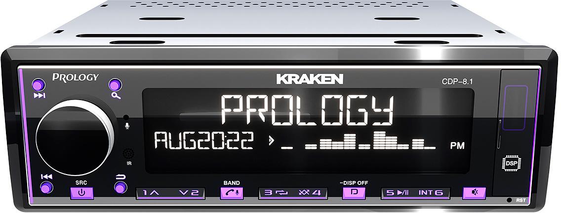 Автомагнитола Prology CDP-8.1 KRAKEN 1DIN 8x65Вт фото 2