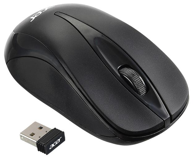 Мышь Acer OMR131 черный оптическая (1000dpi) беспроводная USB для ноутбука (3but) фото 4
