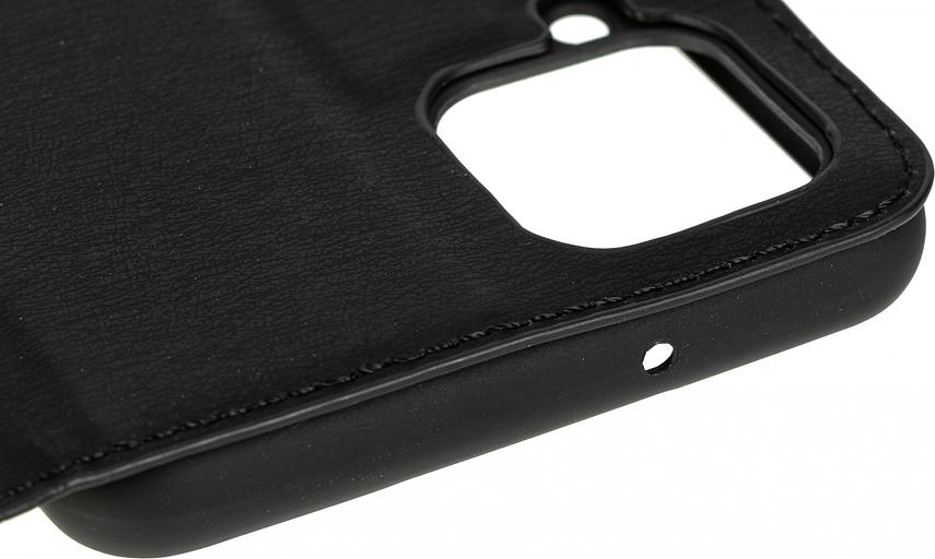 Чехол (флип-кейс) DF для Samsung Galaxy A12/M12 sFlip-75 черный (DF SFLIP-75 (BLACK)) фото 5