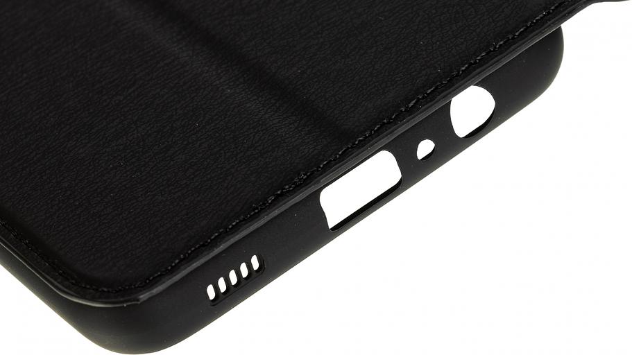 Чехол (флип-кейс) DF для Samsung Galaxy A12/M12 sFlip-75 черный (DF SFLIP-75 (BLACK)) фото 7
