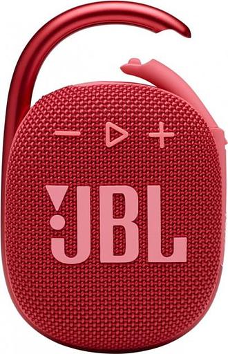 Колонка порт. JBL Clip 4 красный 5W 1.0 BT 15м (JBLCLIP4RED) фото 1