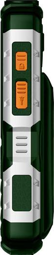 Мобильный телефон BQ 2430 Tank Power 32Mb зеленый/серебристый моноблок 2Sim 2.4" 240x320 0.3Mpix GSM900/1800 GSM1900 MP3 FM microSD max32Gb фото 2