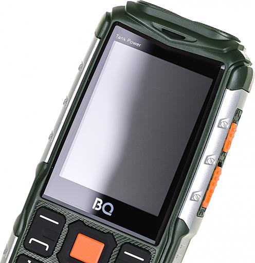 Мобильный телефон BQ 2430 Tank Power 32Mb зеленый/серебристый моноблок 2Sim 2.4" 240x320 0.3Mpix GSM900/1800 GSM1900 MP3 FM microSD max32Gb фото 7