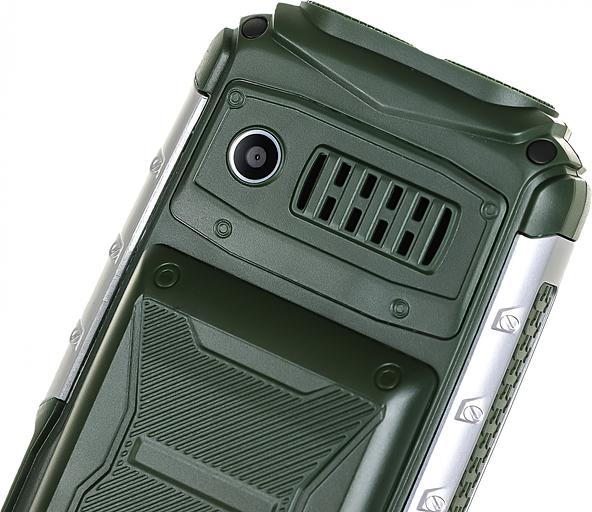 Мобильный телефон BQ 2430 Tank Power 32Mb зеленый/серебристый моноблок 2Sim 2.4" 240x320 0.3Mpix GSM900/1800 GSM1900 MP3 FM microSD max32Gb фото 8