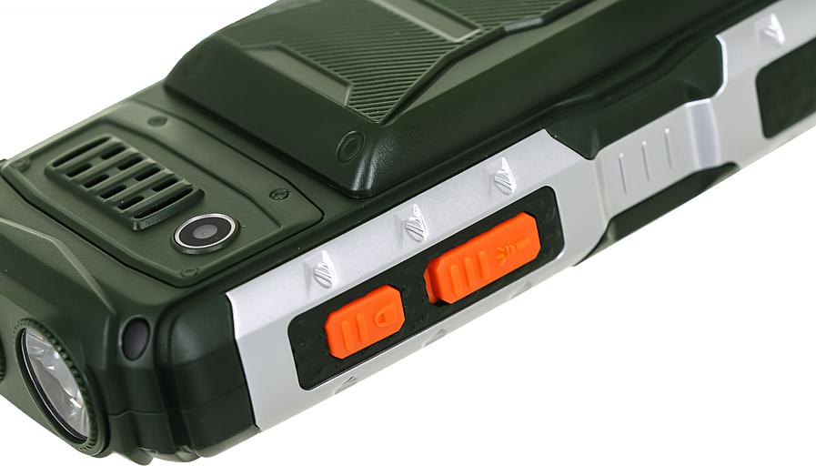 Мобильный телефон BQ 2430 Tank Power 32Mb зеленый/серебристый моноблок 2Sim 2.4" 240x320 0.3Mpix GSM900/1800 GSM1900 MP3 FM microSD max32Gb фото 10