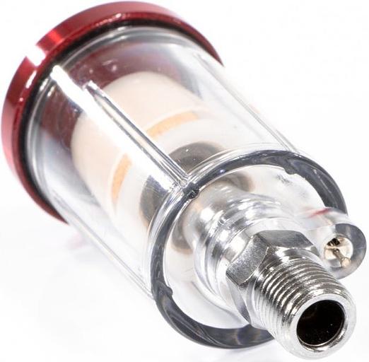 Фильтр влагоотделитель редуктор для пневмоинструмента Matrix 57008 350л/мин красный фото 3