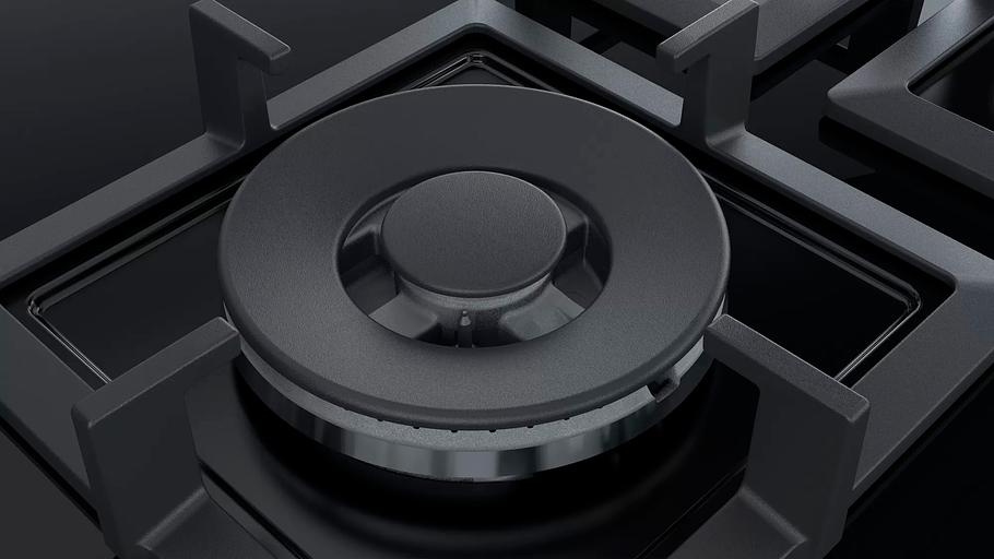 Газовая варочная поверхность Bosch PPQ7A6B20 черный фото 5