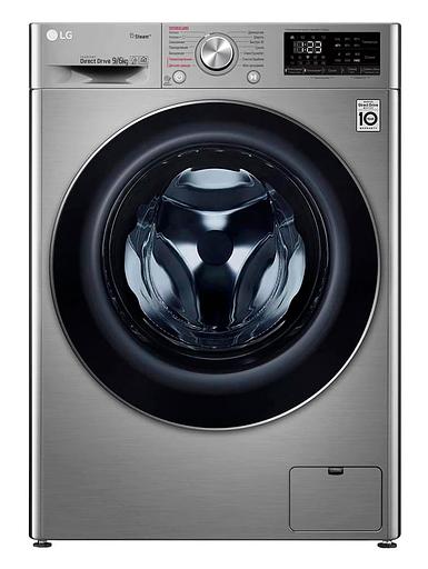 Стиральная машина LG F4V5VG2S класс: A загр.фронтальная макс.:9кг темно-серебристый фото 1