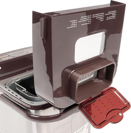 Хлебопечь Galaxy Line GL 2700 600Вт коричневый/серебристый фото 8