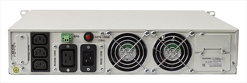 ШТИЛЬ ИБП 2000 ВА; 1 фазный; on-line; батарея: 72В ext (no incl), ЗУ 4А; rack (SR1102L) фото 3