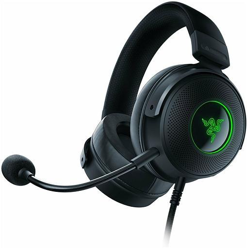 Наушники с микрофоном Razer Kraken V3 HyperSense черный 2м мониторные оголовье (RZ04-03770100-R3M1) фото 7