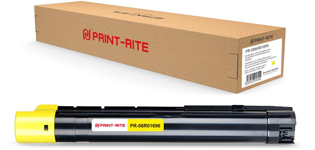 Картридж лазерный Print-Rite TFF523YPRJ PR-006R01696 006R01696 желтый (3000стр.) для Xerox DocuCentre SC2020/ SC2020NW фото 2