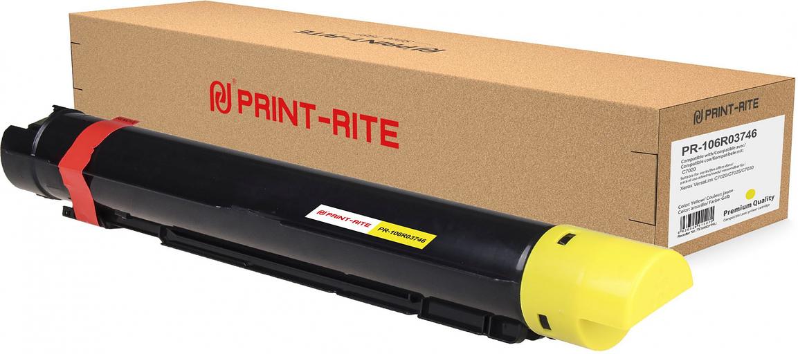Картридж лазерный Print-Rite TFXAIQYPRJ PR-106R03746 106R03746 желтый (11800стр.) для Xerox VersaLink C7020/C7025/C7030 фото 2