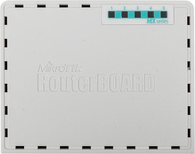 Маршрутизатор 10/100M 5PORT HEX LITE RB750R2 MIKROTIK фото 1