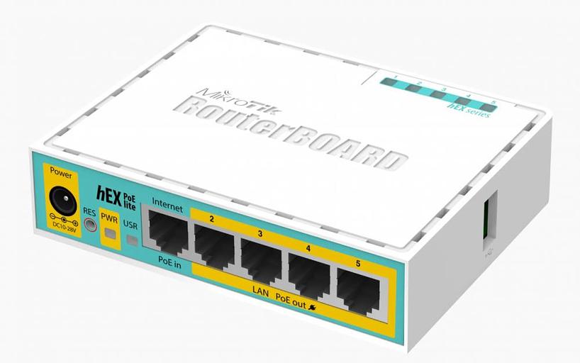 Маршрутизатор 10/100M 5PORT HEX POE RB750UPR2 MIKROTIK фото 1