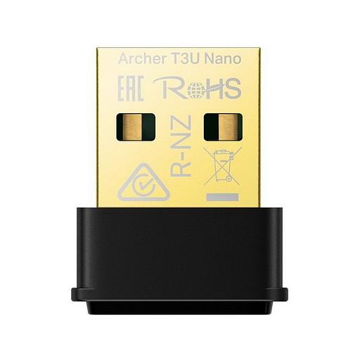 Archer T3U Nano AC1300 Двухдиапазонный компактный Wi-Fi USB-адаптер фото 1