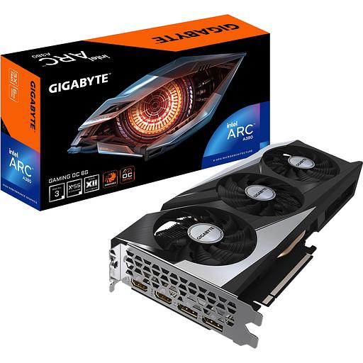 Видеокарта Gigabyte PCI-E 4.0 GV-IA380GAMING OC-6GD INTEL Arc A380 Gaming OC 6144Mb 64 GDDR6 2039/16000 HDMIx1 DPx1 HDCP Ret фото 7