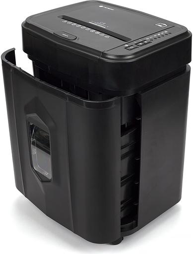 Шредер Heleos АП23-4 черный с автоподачей (секр.P-4) фрагменты 145лист. 23лтр. скрепки скобы пл.карты фото 2