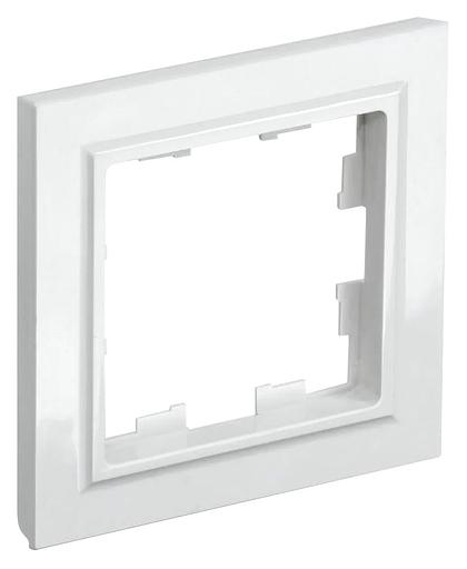 Рамка IEK Brite РУ-1-БрБ BR-M12-K01 1x белый (упак.:1шт) фото 1