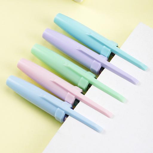 Ручка шариков. Deli P1-Macaron EQ6C-BL ассорти/прозрачный d=0.7мм син. черн. фото 3