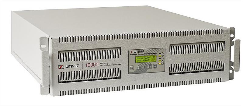 ШТИЛЬ ИБП 10000 ВА; 3 фазный; on-line; батарея: 192В ext (no incl), ЗУ 4А; 3U; rack (SR3110L) фото 2