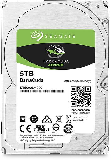 Жесткий диск Seagate SATA-III 5Tb ST5000LM000 Barracuda (5400rpm) 128Mb 2.5" фото 1