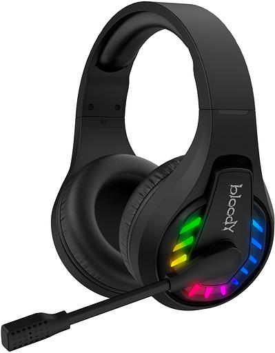 Наушники с микрофоном A4Tech Bloody GR230 черный накладные BT оголовье (GR230) фото 1