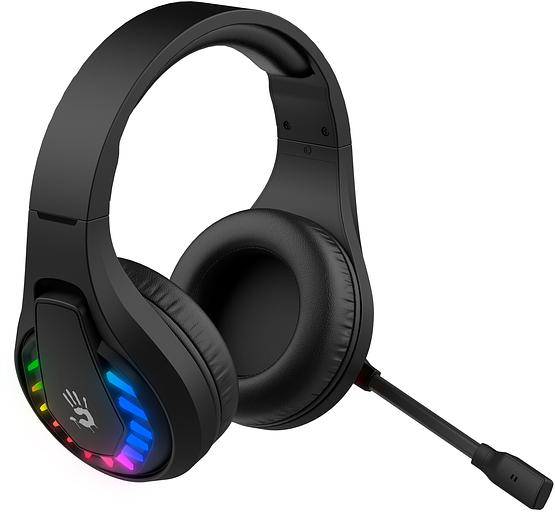 Наушники с микрофоном A4Tech Bloody GR230 черный накладные BT оголовье (GR230) фото 5