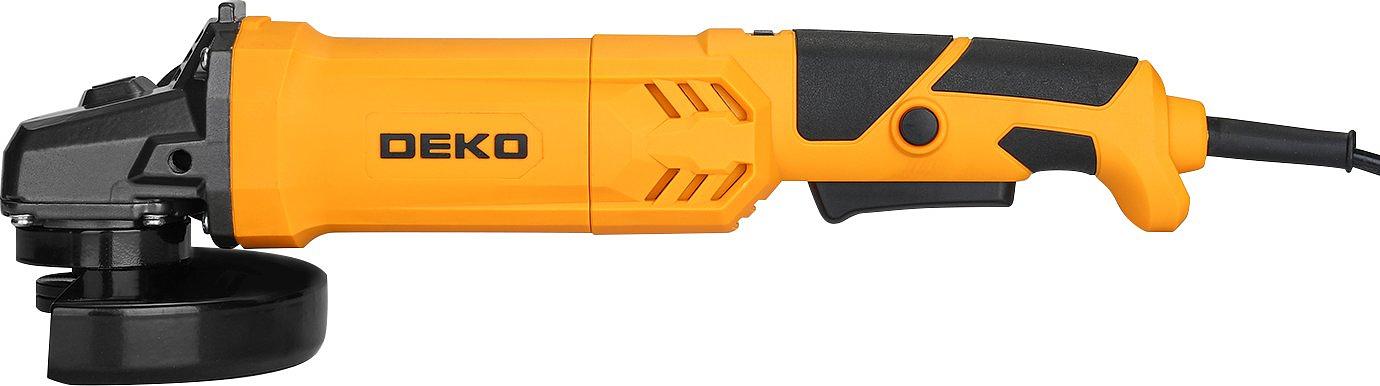 Углошлифовальная машина Deko DKAG1500 1500Вт 12000об/мин рез.шпин.:M14 d=125мм фото 5