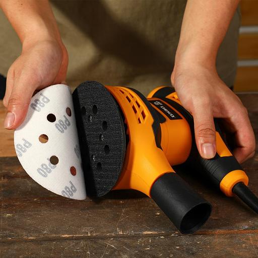 Эксцентриковая шлифовальная машина Deko DKG350 350Вт фото 4