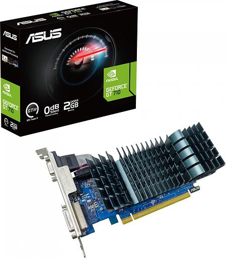 Видеокарта Asus PCI-E GT710-SL-2GD3-BRK-EVO NVIDIA GeForce GT 710 2048Mb 64 DDR3 954/5012 DVIx1 HDMIx1 CRTx1 HDCP Ret low profile фото 4