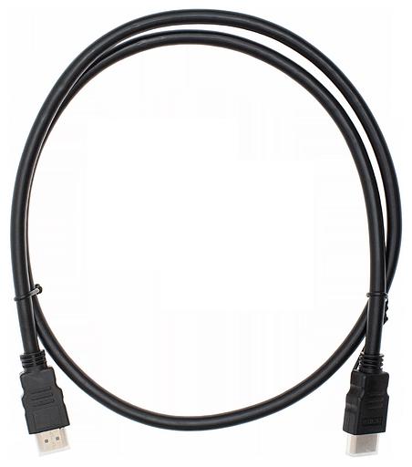 Кабель аудио-видео Cactus CS-HDMI.1.4-1 HDMI (m)/HDMI (m) 1м. Позолоченные контакты черный фото 3