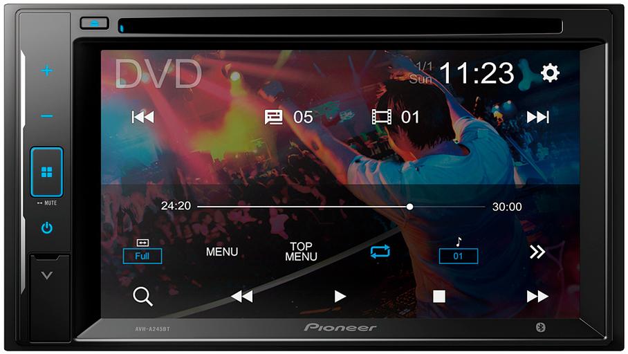 Автомагнитола CD DVD Pioneer AVH-A245BT 2DIN 4x50Вт фото 2